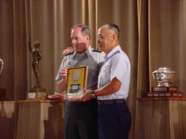 Col Chang Receiveing his Sixth General Twining Award (fourth consecutive)