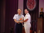 Fleet Admiral Nimitz Trophy presented to CDR Gino Celio