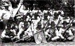 1964 USAF National Rifle Team
Standing: Col Frank Palmer, MSgt Leon Linscott, TSgt Kenneth D. Horst, SSgt James A. Patrick, SSgt Robert Ward, A1C Robert R. W. Dickens
Middle: TSgt Franklin J. Tossas, TSgt Ralph Scofield, SSgt Bobby E. Smith, SSgt Delmer Callahan, A1C Emmitt Adkins, SSgt David A. Thompson
Front: 1Lt Dennis D. Behrens, SSgt Henry D. Evans, SSgt Dickerson, A1C Aldo E. Frascoia, SSgt Robert F. Barnard
