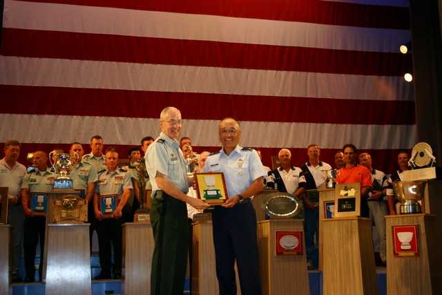 Col Chang Receiveing his Seventh General Twining Award (fifth consecutive). See Team News for more information.