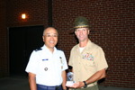 Col Joe Chang, presenting AF 'Thank You' to Col ?? ??