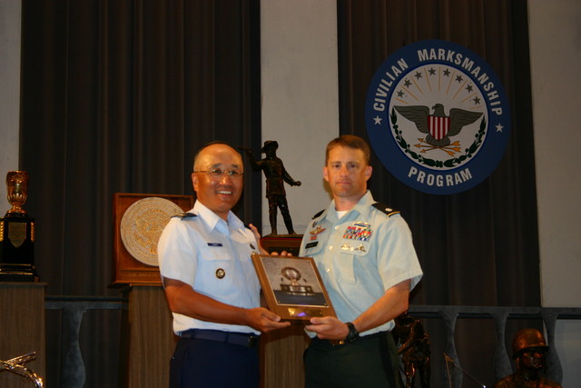 Col Chang receiving his Second General Spaatz Award. See Team News for more information.