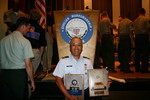 Col Chang with his General Spaatz and General LeMay Trophy plaques