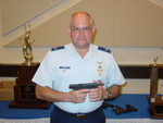 Col Mark Hays with Awarded 1911 Pistol
Col Hays won this pistol for scoring the highest of all Air Force competitors at the InterService Pistol Matches