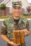 Col Chang with his Center Fire Slow Fire Award