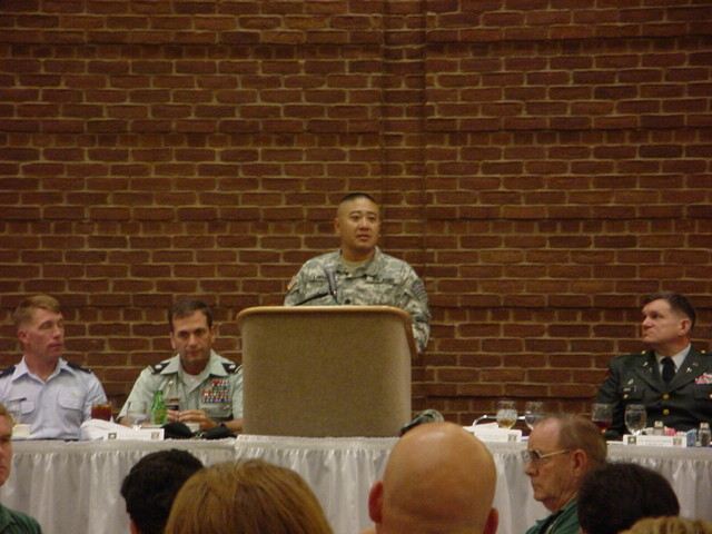 Col(s) Teskey, LTC Frank Muggeo (USA) and LTC David Liwanag (USA)