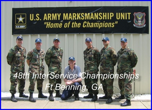 2007 InterService Pistol TeamLtCol David McCormick, Col(s) Mark Teskey, SSgt Kallan Slater, MSgt(ret) Edwin Hall, TSgt Robert Bush, Capt William Hope, LtCol Arthur Rozier