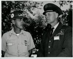 Maj Fred Rakow, Range Operations Officer, and BGen Samuel
1963 National Rifle and Pistol Matches - Camp Pery