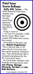 In 1993 USAF Blue won the NRA National Indoor Team Conventional Pistol Championship and were featured and were mentioned in an Airman magazine article. For more history, see Highlights in History...