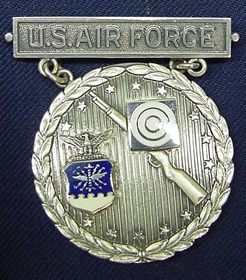 Silver USAF Excellence In Competition Rifleman Badge