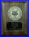 In 1994 USAF Blue won Third Place in the .45 Team Match at InterService. For more history, see Highlights in History...
