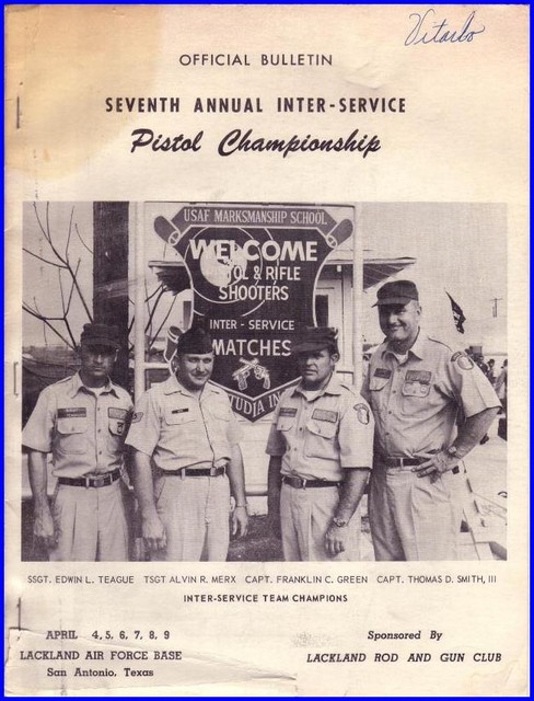 In April 1964 USAF Blue won the InterService Team Championship and were featured on the Results Bulletin cover. For more history, see Highlights in History...