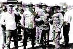 SFC James Tuck, A1C Robert R. W. Dickens, SFC Noah I. Bailey (Beetle), TSgt Charles W. Hathaway
SFC Clenoa L. Anthony in background