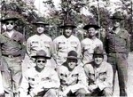 The Winners - USAF Blue
Standing: TSgt Charles W. Hathaway (Team Coach), A1C Aldo E. Frascoia, TSgt Russell Kroboth, SSgt Paul H. Stapper, TSgt Eugene O. Reinartz (Team Captain)
Kneeling: TSgt Kenneth D. Horst, A2C Robert J. Croll, A1C Robert R. W. Dickens