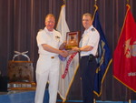 LtCol Thomas Reardon receiving his General LeMay Award