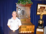 LtCol Reardon with his General LeMay Trophy