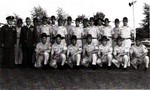 1965 USAF National High Power Rifle Team
Standing: MajGen Mooney, 1Lt Dennis D. Behrens, Col Thomas Kelly, 1Lt Smith, SSgt Henry D. Evans, SSgt Edwards, SSgt Kurt Degerlund, SSgt Robert Ward, SSgt David Thompson, SSgt Bobby E. Smith, SSgt Robert F. Barnard, SSgt Emmitt Adkins, SSgt Earle Hancock, A1C Aldo E. Frascoia, SSgt Delmer Callahan
Kneeling: MSgt Leon Linscott, MSgt Denton Brasel, MSgt James Carter, TSgt Kenneth D. Horst, TSgt Ralph Scofield, TSgt Fred Dean, TSgt Franklin J. Tossas