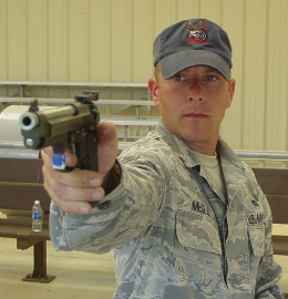 TSgt McGloin with his .22